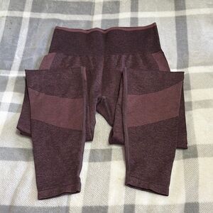 Brown High-Waisted Leggings